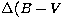 $\Delta(B-V$