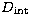 $D_{\rm int}$