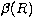 $\beta(R)$