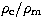 $\rho_{\rm c}/\rho_{\rm m}$