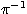 $\pi^{-1}$