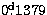 $0{\hbox{$.\!\!^{\rm d}$}}1379$