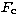 $F_{\rm c}$