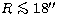 $R\mathrel{\mathchoice {\vcenter{\offinterlineskip\halign{\hfil
$\displaystyle ... 