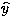 $\widehat{y}$