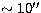 $\sim 10\hbox{$^{\prime\prime}$}$