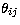 $\theta_{ij}$