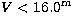 $V < 16.0^{\rm m}$