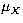 $\mu_X$