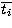 $\overline {t_i}$