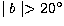$\mid b \mid \gt 20\hbox{$^\circ$}$