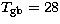 $T_{\rm gb}=28$