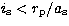 $i_{\rm s}<r_{\rm p}/a_{\rm s}$