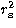 $r_{\rm s}^2$