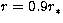 $r=0.9r_\ast$