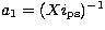 $a_1=
(Xi_{\rm ps})^{-1}$