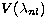 $V(\lambda_{nl})$