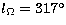 $l_{\Omega}=317^\circ$