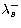 $\lambda_{s}^{-}$