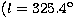 $(l=325.4^{\rm o}$