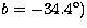 $b=-34.4^{\rm o})$