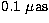 $0.1 ~\rm\mu as$
