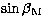 $\sin \beta_{\rm M}$