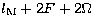 $l_{\rm M}+2F+2\Omega$