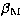 $\beta_{\rm M}$