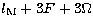 $l_{\rm M} + 3F + 3 \Omega$