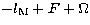 $-l_{\rm M}+F+\Omega$