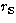 $r_{\rm S}$
