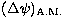 $(\Delta \psi)_{\rm A.M.}$