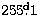 $255\hbox{$.\!\!^{\rm d}$}1$