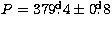 $ P=379\hbox{$.\!\!^{\rm d}$}4 \pm 0\hbox{$.\!\!^{\rm d}$}8$