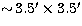 ${\sim}\,3.5'\times3.5'$