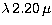 $\lambda\,2.20\,\mu$