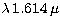 $\lambda\,1.614\,\mu$