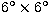 $6\hbox{$^\circ$}\times 6\hbox{$^\circ$}$