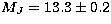 $M_J=13.3\pm 0.2$