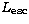 $L_{\rm esc}$