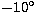$-10\hbox{$^\circ$}$