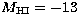 $M_{\rm HI} = -13$