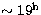 $\sim19^{\rm h}$