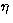 $\eta\,$