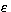 $\varepsilon\,$