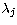 $\lambda_j$