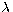 $\lambda\,$