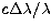 $c \Delta \lambda /\lambda$