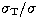 $\sigma_{\rm T}/\sigma$